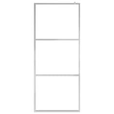 Vidaxl Steklena pregrada za tuš s prozornim ESG steklom 90x195 cm