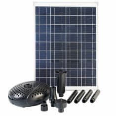 Vidaxl Komplet s solarno ploščo in črpalko SolarMax 2500