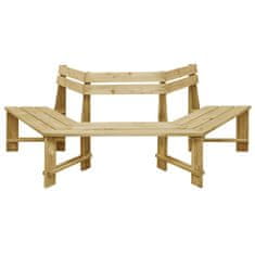 Vidaxl Vrtna klop 240 cm impregnirana borovina