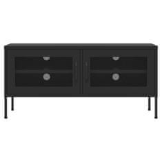 Vidaxl TV omarica črna 105x35x50 cm jeklo