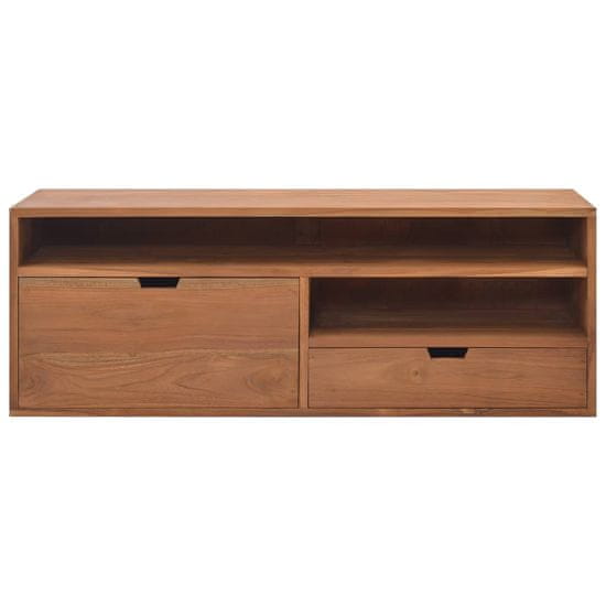 Vidaxl TV omarica 110x30x40 cm trdna tikovina