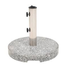 Vidaxl Podstavek za senčnik granit okrogel 22 kg