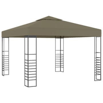 Vidaxl Vrtni šotor 3x3 m taupe 180 g/m²