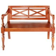 Vidaxl Batavia klop 98 cm trden mahagonij temno rjava