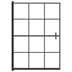 Vidaxl Tuš kabina ESG 100x140 cm črna