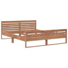 Vidaxl Posteljni okvir iz trdne tikovine 160x200 cm