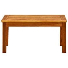 Vidaxl Vrtna klubska mizica 70x40x36 cm trden akacijev les