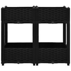 Vidaxl Visoka greda 80x40x71 cm polipropilen