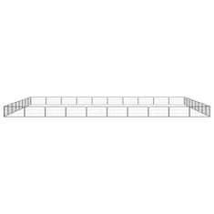 Greatstore Pasja ograda s 36 paneli črna 100x50 cm prašno barvano jeklo