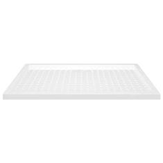 Vidaxl Tuš kad s pikami bela 80x120x4 cm ABS