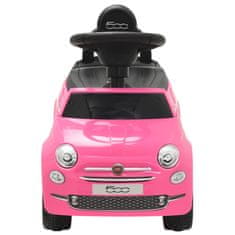 Vidaxl Otroški avtomobil Fiat 500 roza barve