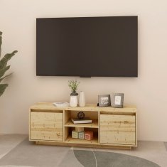 shumee TV omarica, 110x30x40 cm, jelov les