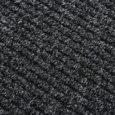 Vidaxl Tepih tekač 100x300 cm antraciten
