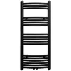 shumee Kopalniški radiator z ukrivljenimi cevmi 500x1160 mm črn