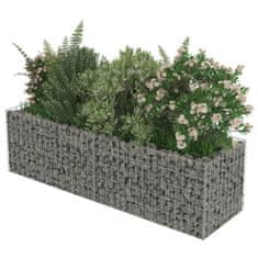 shumee Visoka greda gabion pocinkano jeklo 180x50x50 cm