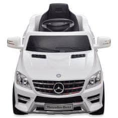 Vidaxl Električni avtomobil Mercedes Benz ML350 bel 6V z daljincem