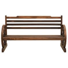 Vidaxl Vrtna klop 142 cm trden les jelke