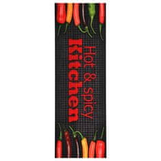 Vidaxl Kuhinjska talna preproga pralna Hot&Spicy 60x180 cm
