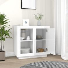 Vidaxl Komoda bela 80x40x75 cm