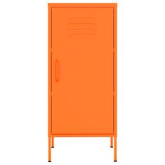 Vidaxl Omara za shranjevanje oranžna 42,5x35x101,5 cm jeklo
