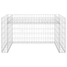 Vidaxl Garaža za kosilnico z dvignjenim koritom 110x80x60 cm jeklo