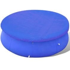 Vidaxl Pokrivalo za bazen PE okroglo 540 cm 90 g/m2