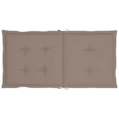 Vidaxl Blazine za vrtne stole 6 kosov taupe 100x50x3 cm oxford tkanina