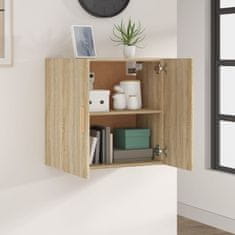 Vidaxl Stenska omarica sonoma hrast 60x30x60 cm konstruiran les