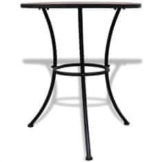 Greatstore Bistro miza terakota 60 cm mozaik
