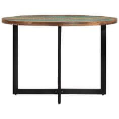 Vidaxl Jedilna miza 110x75 cm predelan trden les