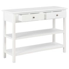 Vidaxl Komoda iz MDF-ja 110x35x80 cm bela