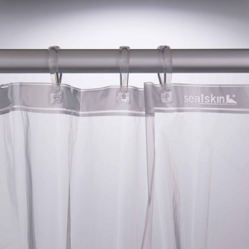 Vidaxl Zavesa za tuš Clear 180 cm prozorna