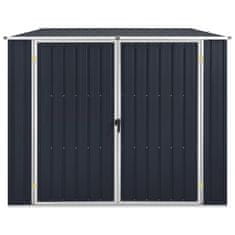 Vidaxl Vrtna lopa antracitna 195x198x159 cm pocinkano jeklo