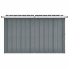 Vidaxl Vrtna škatla za shranjevanje siva 149x99x93 cm