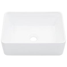 Vidaxl Umivalnik 40x30x13 cm keramičen bel