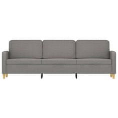 Vidaxl Trosed temno siv 180 cm blago