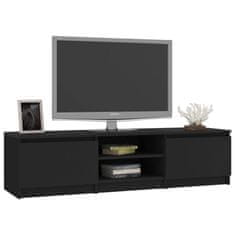 Vidaxl TV omarica črna 140x40x35,5 cm iverna plošča