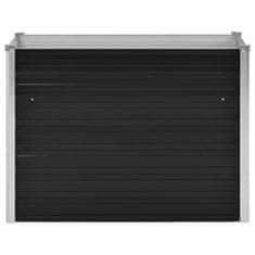 Vidaxl Visoka greda antracitna 100x40x77 cm pocinkano jeklo
