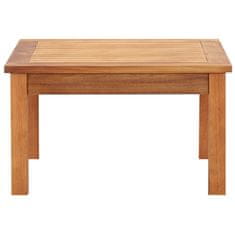 Vidaxl Vrtna klubska mizica 60x60x36 cm trden akacijev les