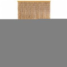 Greatstore Komarnik za vrata iz bambusa 100x200 cm