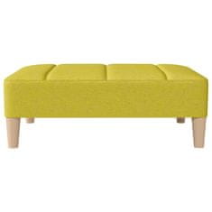 Vidaxl Stolček za noge zelen 78x56x32 cm blago