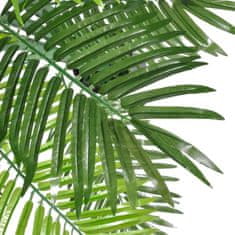 Greatstore Umetna rastlina palma Phoenix z loncem 130 cm