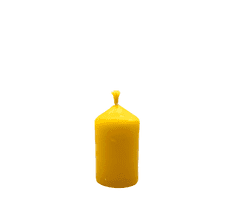 Čebelarna Novak Sveča iz čebeljega voska 60 mm 4 kosi