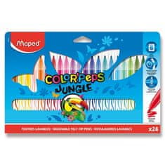Maped Otroški flomastri Color'Peps Jungle 24 barv