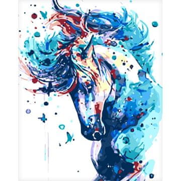Northix Plakat na platnu, Konj - 60 x 75 cm