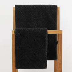 Homla SAMINE brisača z maroško deteljico črna 70x130 cm