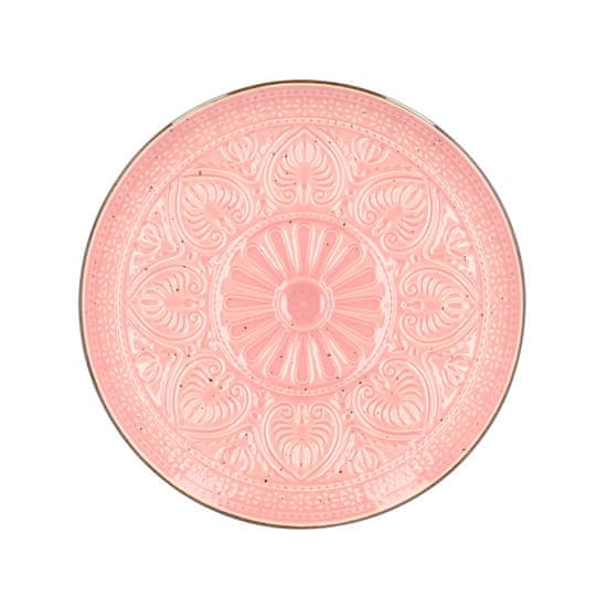 Homla INDIE desertni krožnik roza 21 cm
