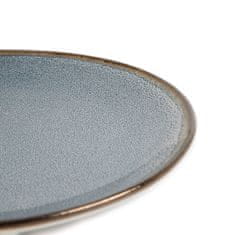Homla Desertni krožnik LARISA sive barve 21 cm