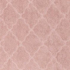 Homla SAMINE brisača z maroško deteljico roza 70x130 cm