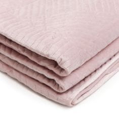 Homla Prevleka za posteljo AURUM roza 200x220 cm